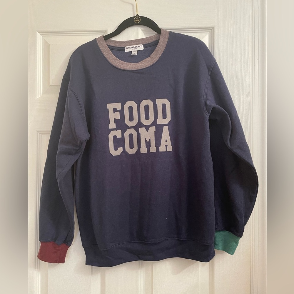 Food Coma sweatshirt by Sub_Uban Riot size M
